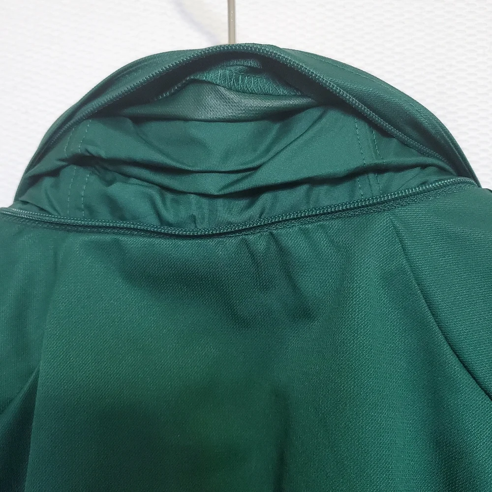 Adidas All Weather Jacket Stow Away Hood Green Mens XL